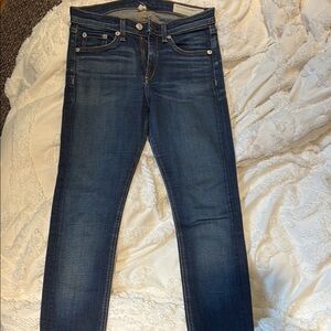 Rag & Bone Indigo High Rise Skinny Jeans